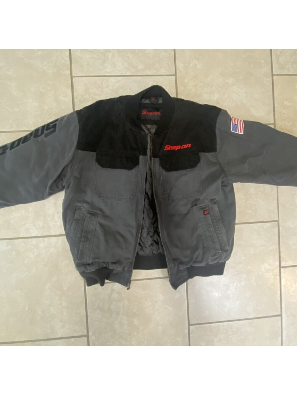 Snap-On Tools Bomber Work Jacket Size XL